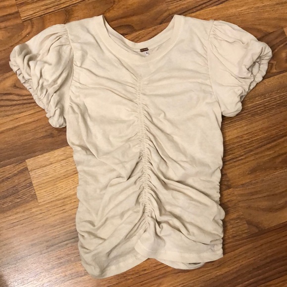 Free People Ruched Blouse - Picture 1 of 5